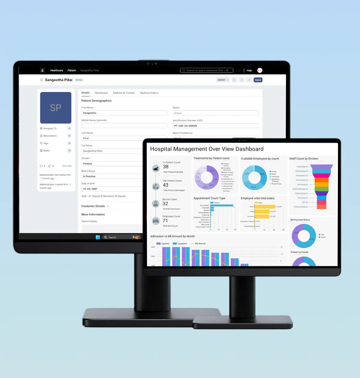 ERP Application Hover